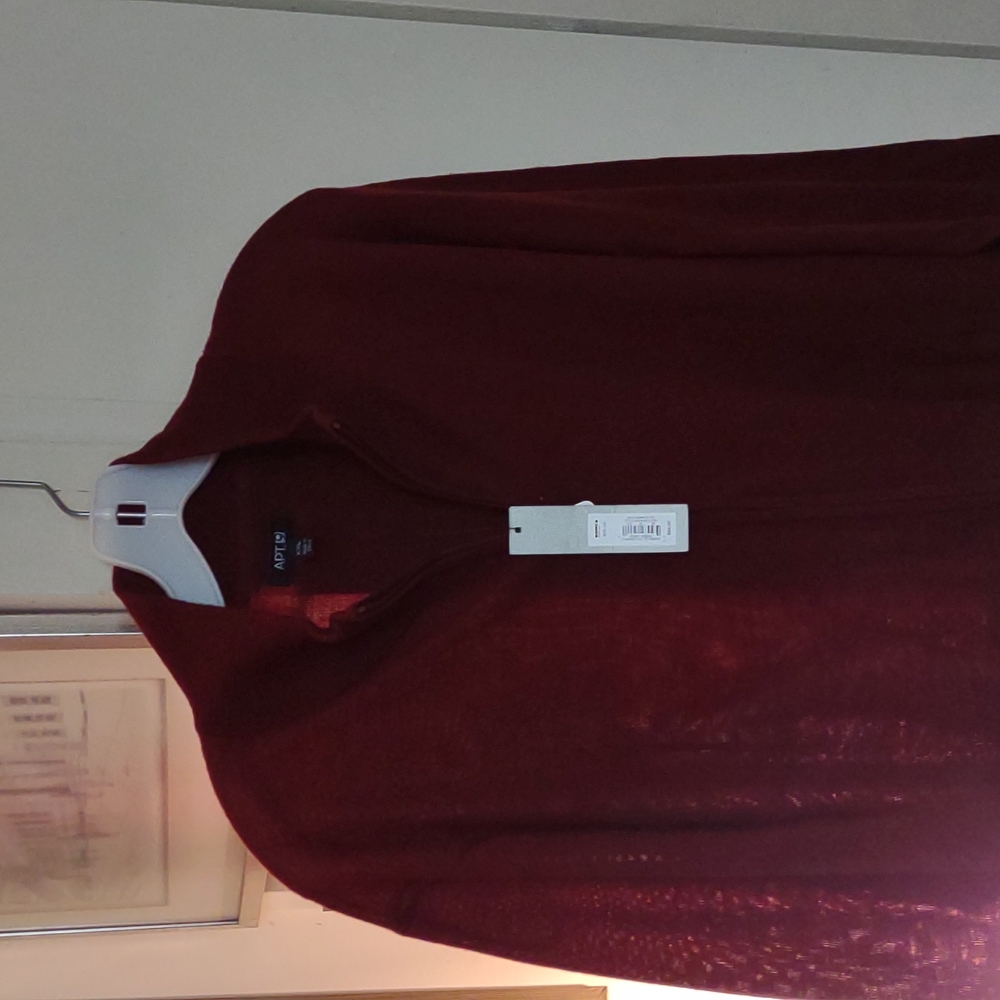 MEN'S NWT full zip sweater sz 2x